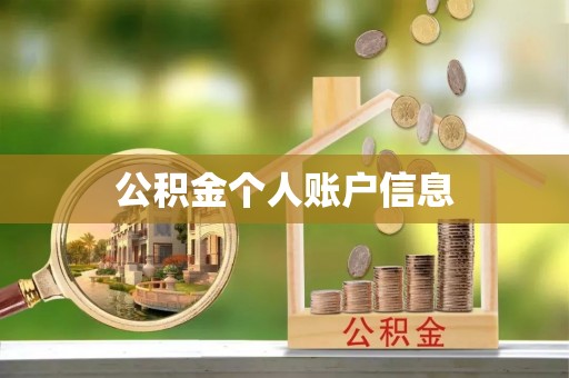 保山公积金个人账户信息