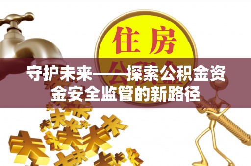 保山守护未来——探索公积金资金安全监管的新路径