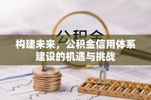 保山构建未来，公积金信用体系建设的机遇与挑战