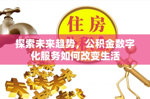 保山探索未来趋势，公积金数字化服务如何改变生活