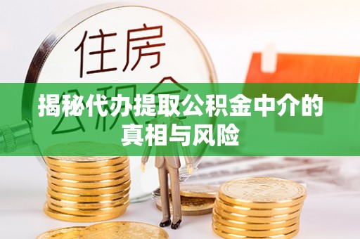 保山揭秘代办提取公积金中介的真相与风险