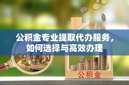 保山公积金专业提取代办服务，如何选择与高效办理